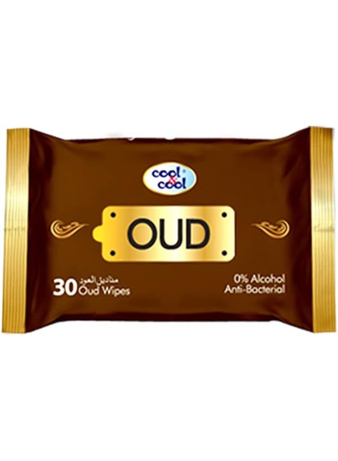 Cool & Cool Oud Wipes 30's - Image 1